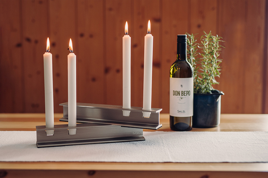 Henry II Bougeoir, argenté