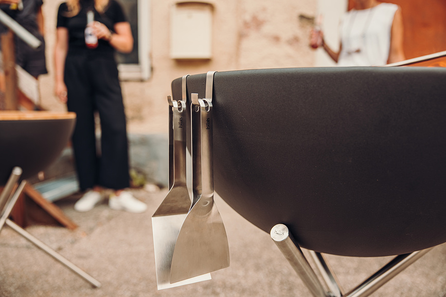 Hoefats Tools Lopatica, srebrna, iz nerjavečega jekla