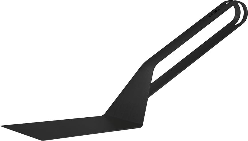 Hoefats Tools Spatule, noire, en acier inoxydable