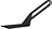 Hoefats Tools Spatule, noire, en acier inoxydable