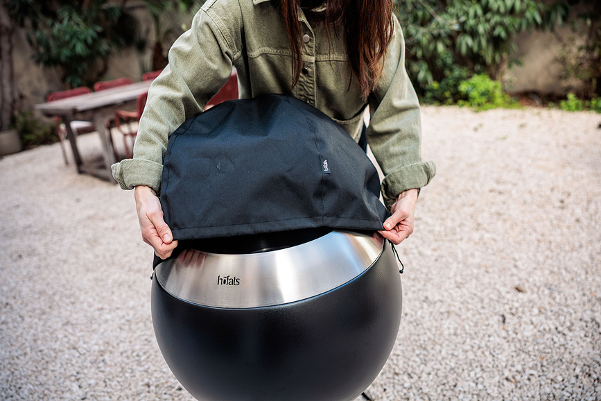 Housse pour brasero Moon 55 cm, noire