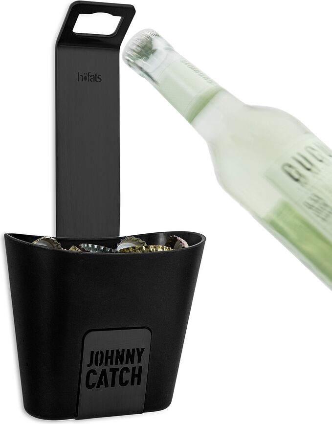 Johnny Catch Décapsuleur avec récupérateur de capsules, argenté