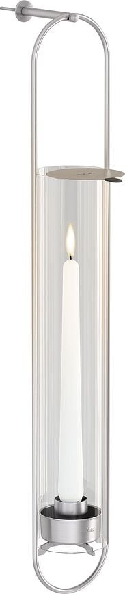 Oval Držač zidni za lampion crni