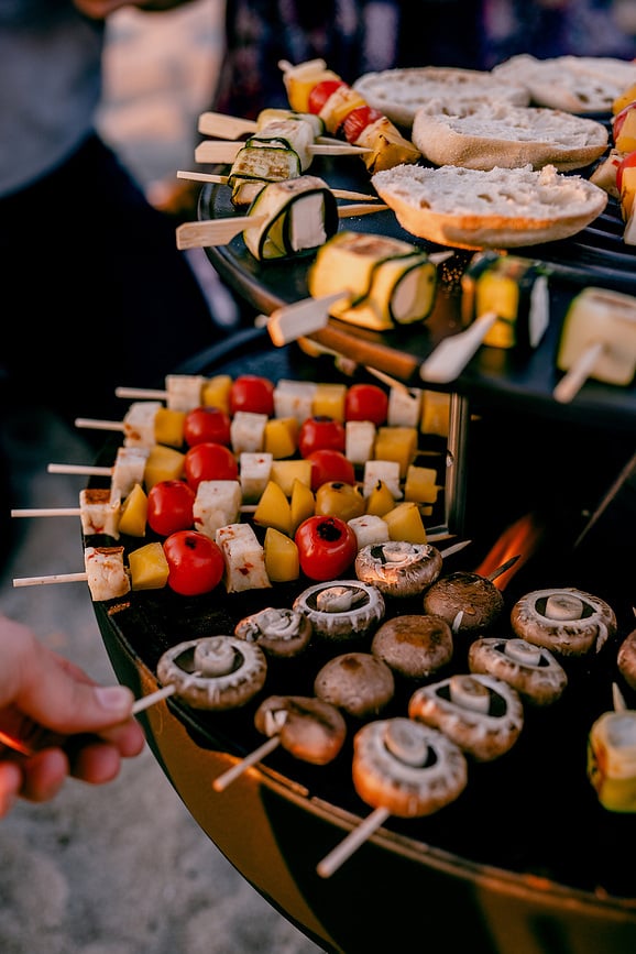 Parrilla de hierro fundido para brasero Bowl, 57 cm