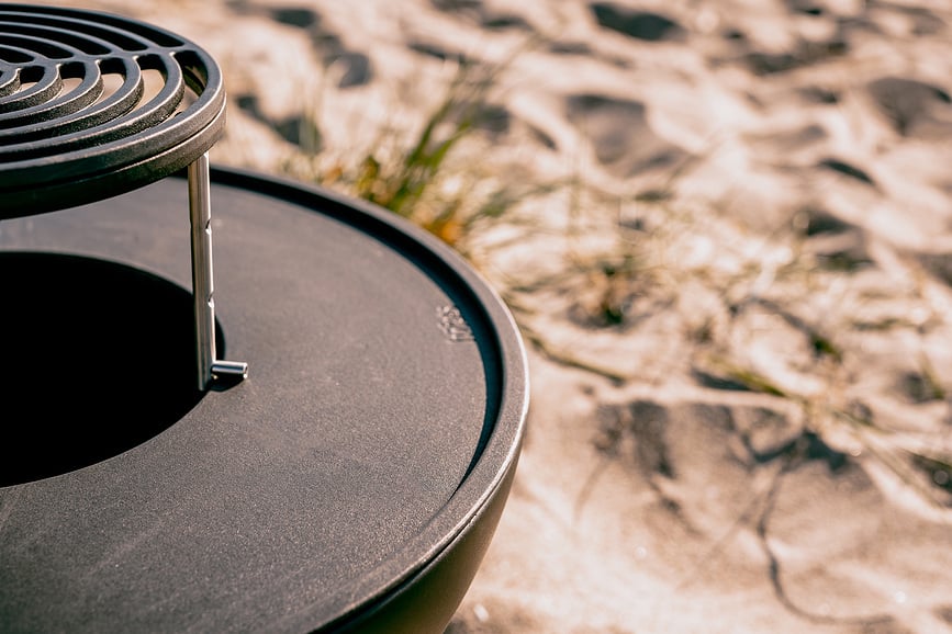 Parrilla de hierro fundido para brasero Bowl, 57 cm