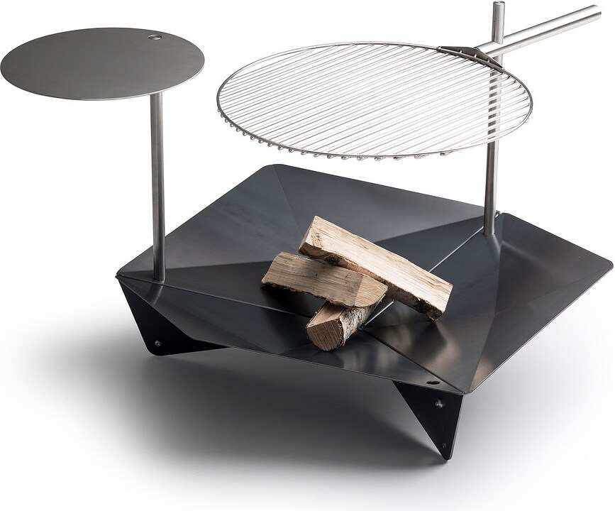 Parrilla Triple, para brasero, 55 cm