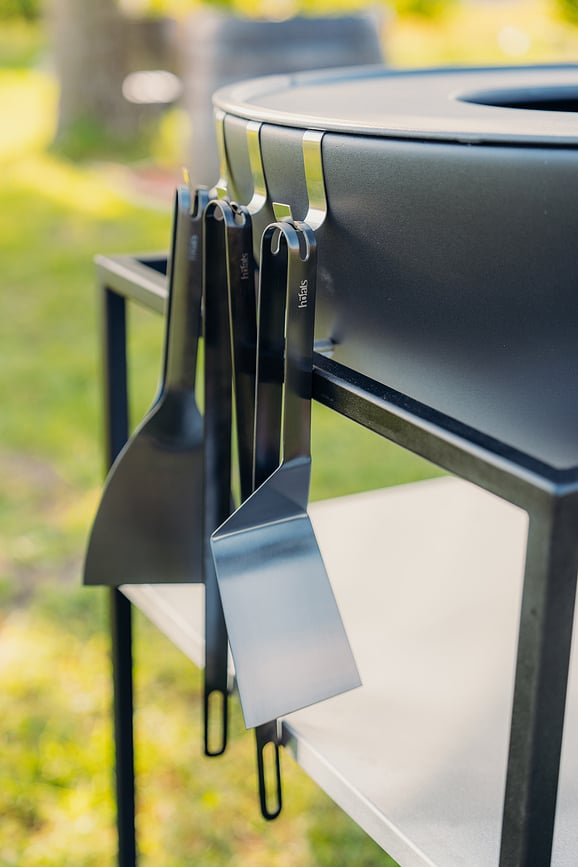 Pinzas para barbacoa Tools, plateadas