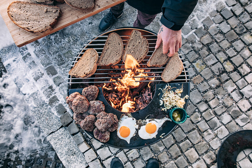 Plancha de Parrilla para brasero Bowl, 70 cm
