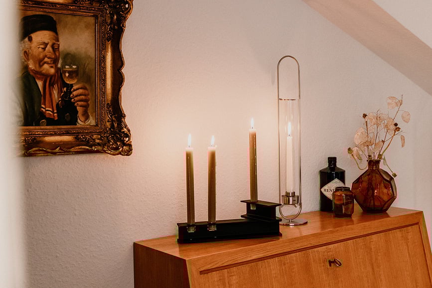 Candelabro Henry II, negro