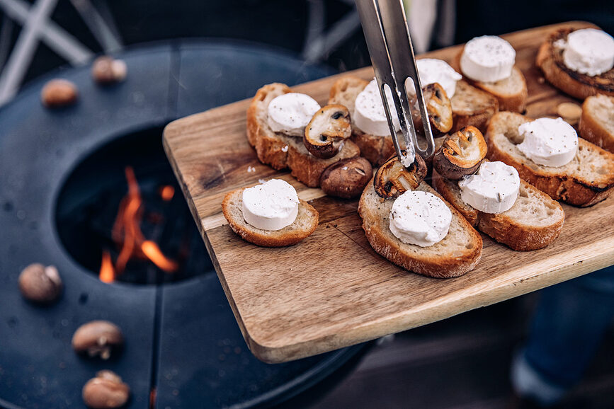 Σετ Εργαλείων BBQ, ασημί, 3 τμχ
