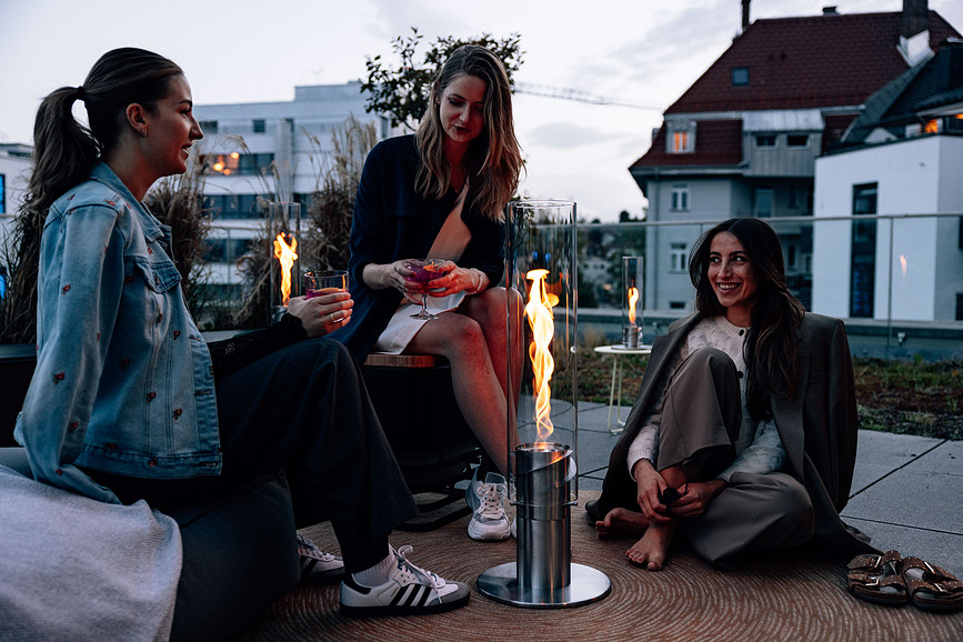 Spin II Povišenje za veliki lampion crno