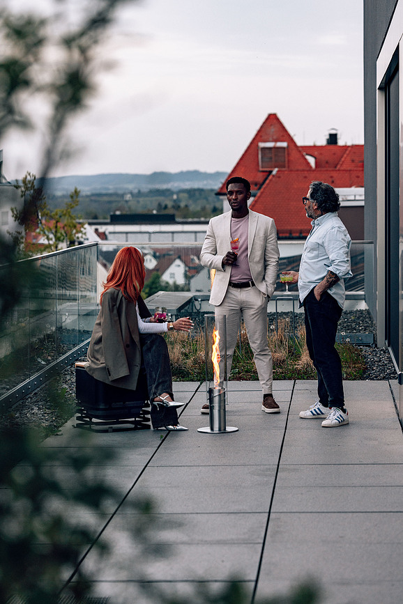 Spin II Povišenje za veliki lampion crno