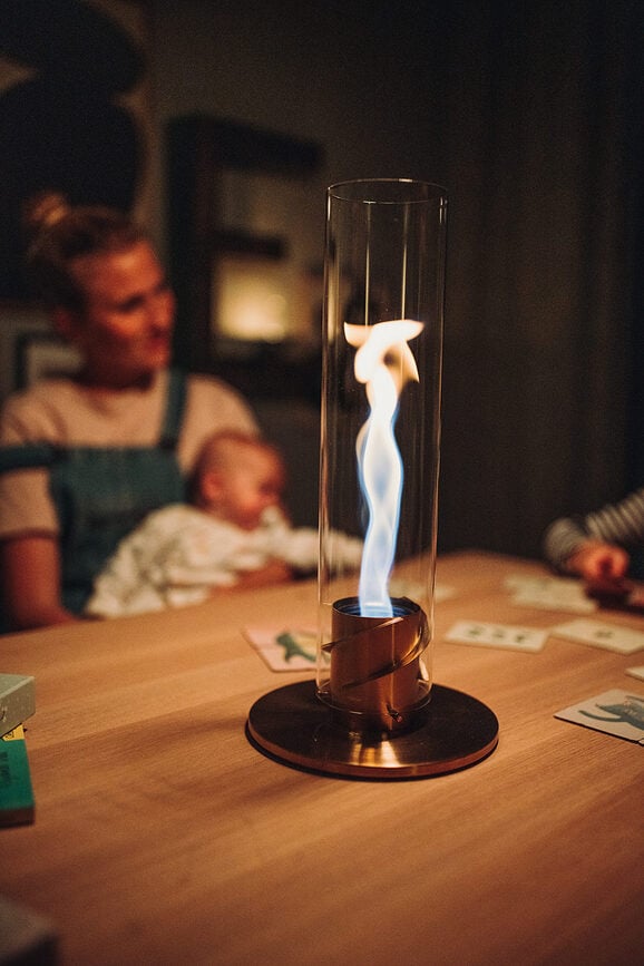 Spin Lampion mali sivi s postoljem