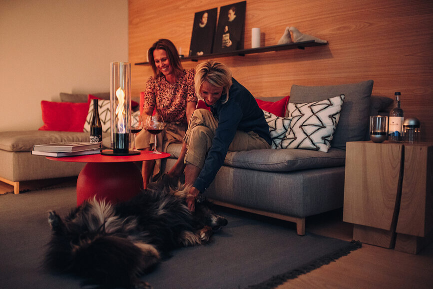 Spin Lampion s podstavkom, velik, srebrn