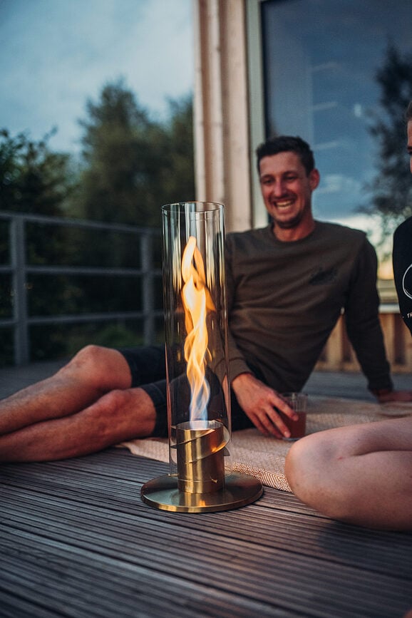 Spin Lampion veliki srebrni s postoljem