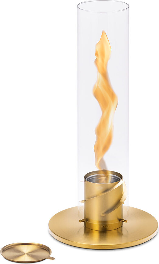 Spin Lanterne avec base, petite, dorée