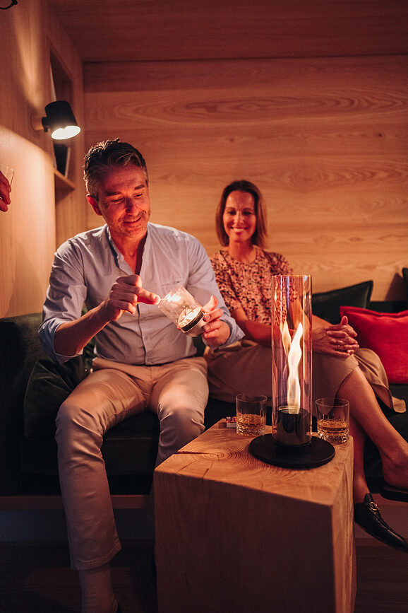 Spin Φανάρι με βάση, μικρό, ασημένιο