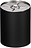 Spin Pied pour petite lanterne, noir