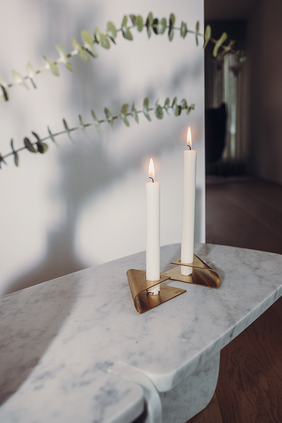 Square Bougeoir, noir