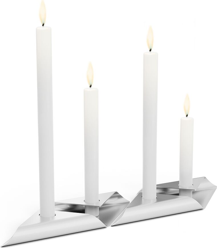 Square Κηροπήγια, μαύρα, 4 τμχ