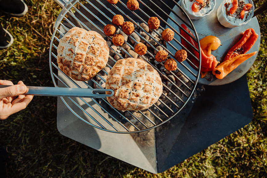 Triple Kurišče, 120 cm, s 3-delno rešetko