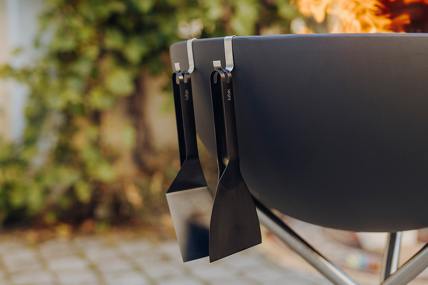 Ustensiles de Barbecue, argentés, Set 3 pièces