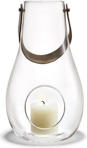 Świecznik Design with Light transparentny 16 cm