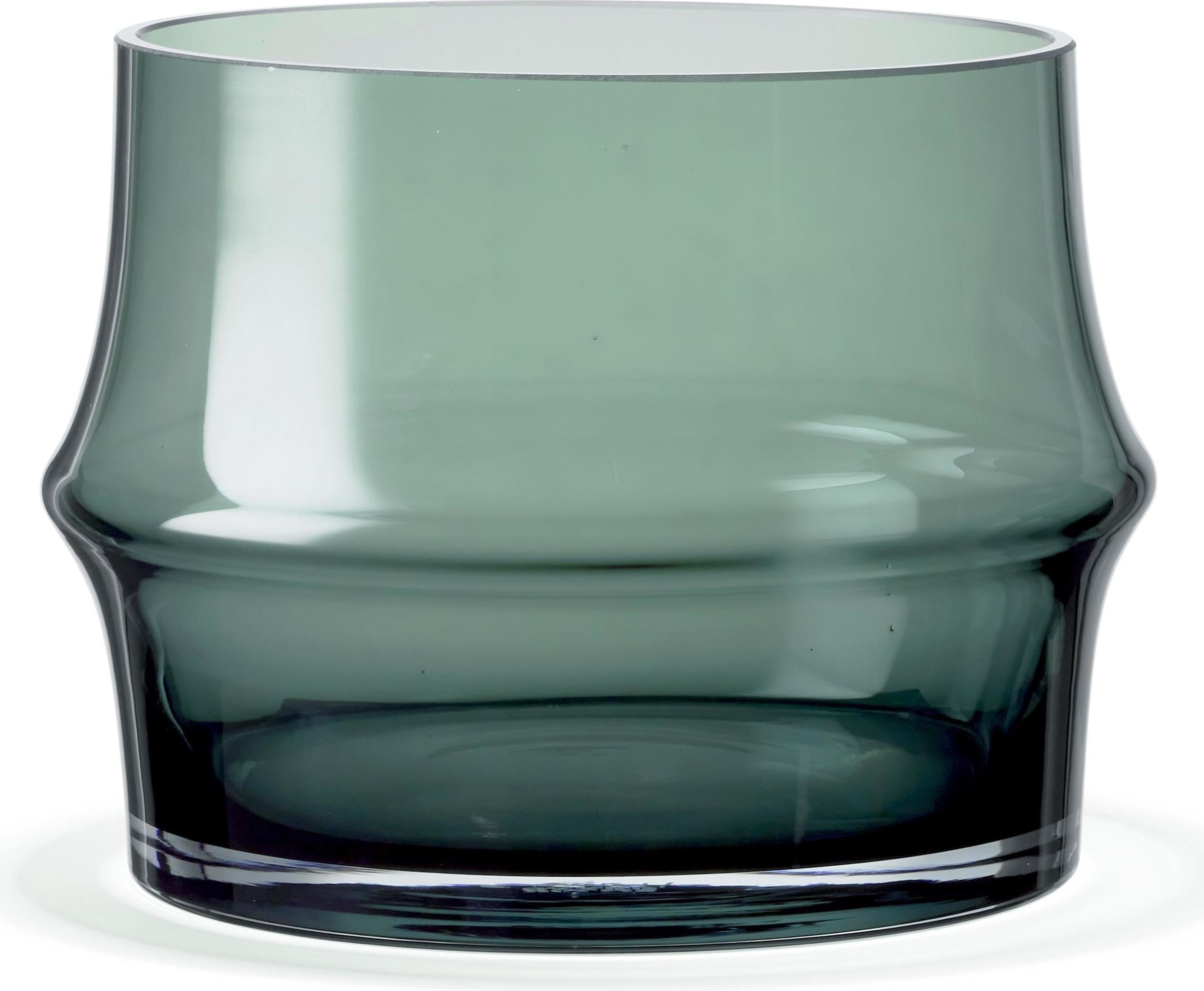 Arc Übertopf 14,5 cm grün aus Glas