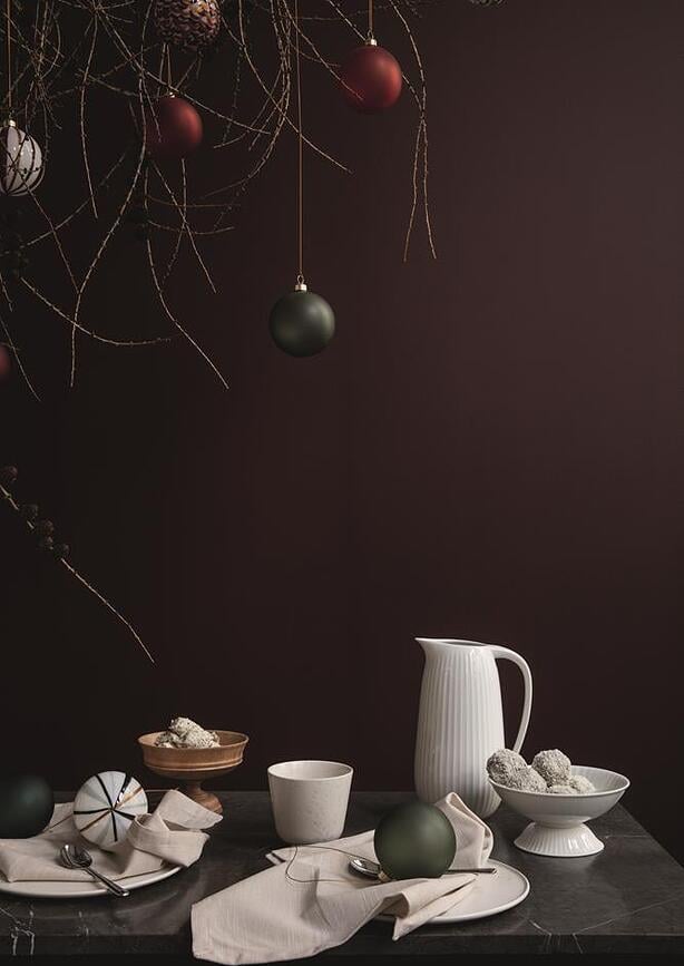 Bola de Navidad Souvenir, 8 cm, con diseño de escamas, roja