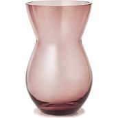 Calabas Vase 21 cm burgunderrot