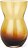 Calabas Vase 21 cm violett-bernsteinfarben