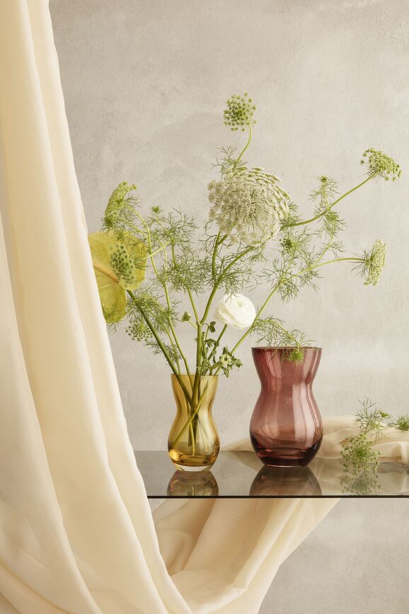 Calabas Vaza 16 cm jantarna