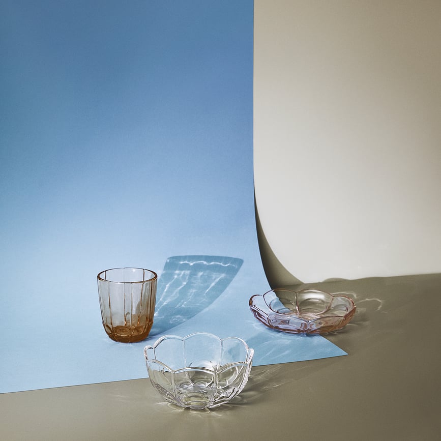 Cuencos Lily, 13 cm, rosas, 2 unidades