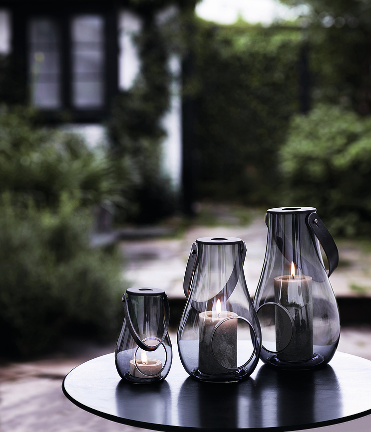 Design With Light Lampion, 16 cm, siv