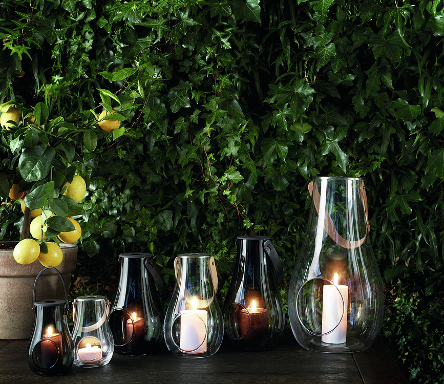 Design With Light Lanterne 16 cm, grise