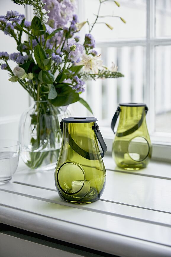 Design With Light Lanterne 25 cm, olive