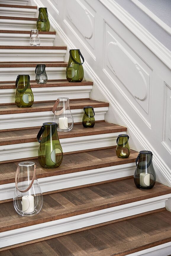 Design With Light Lanterne 25 cm, olive