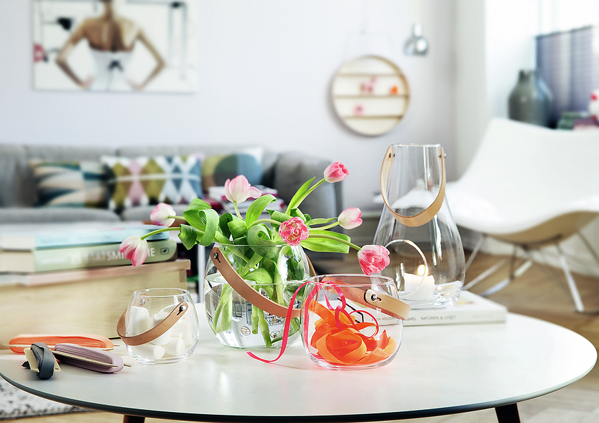 Design with Light Bougeoir 24,8 cm, transparent