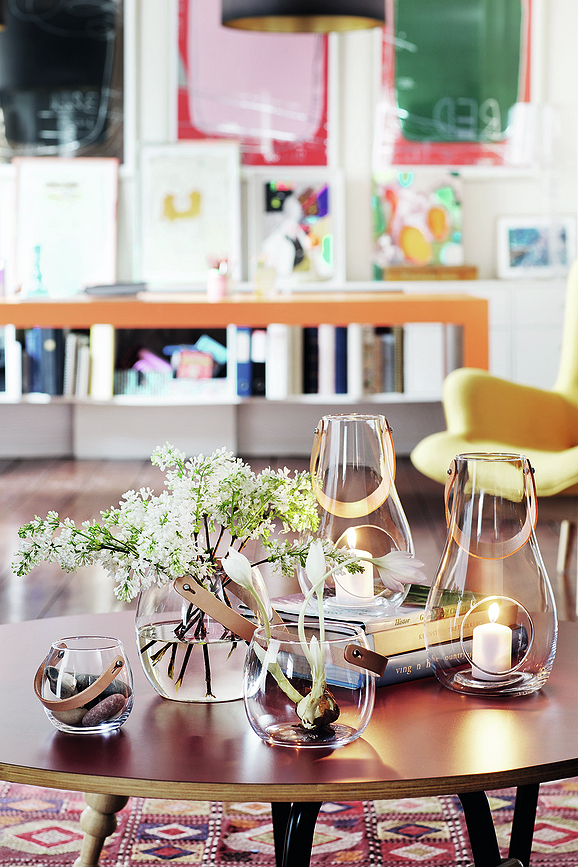 Design with Light Svijećnjak 24,8 cm proziran