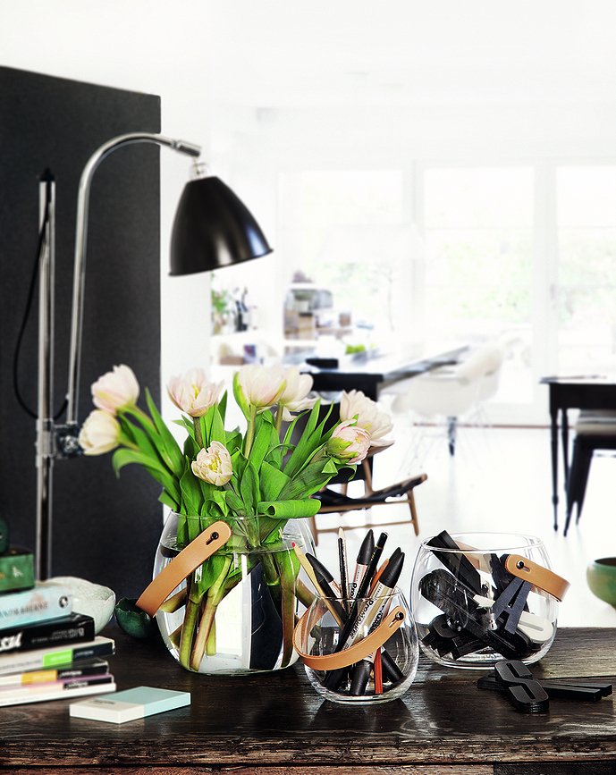 Design With Light Vaza prozorna, 16 cm