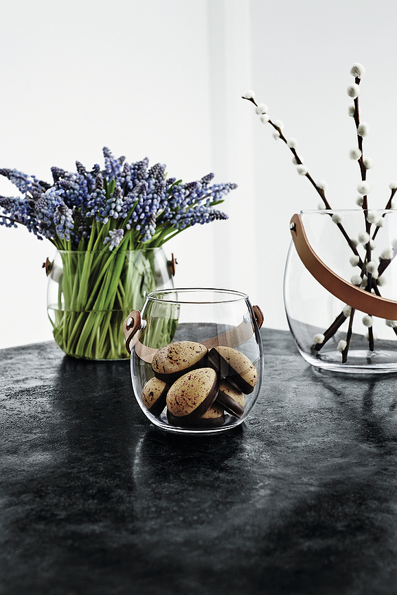 Design With Light Vaza prozorna, 16 cm