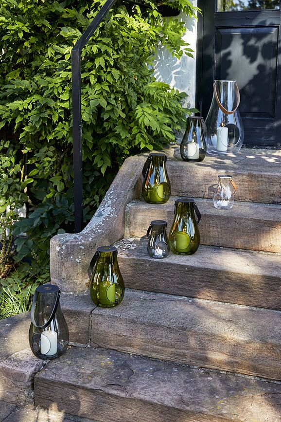 Farol Design With Light, 25 cm, oliva