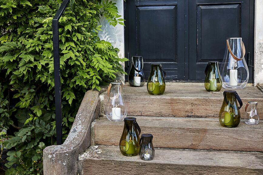 Farol Design With Light, 25 cm, oliva