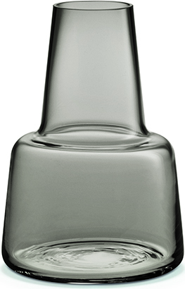 Flora Vase 24 cm Rauchglas