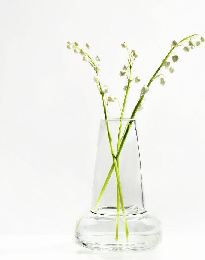 Flora Vaza, 12 cm, prozorna