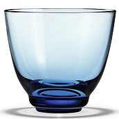 Flow Wasserglas blau