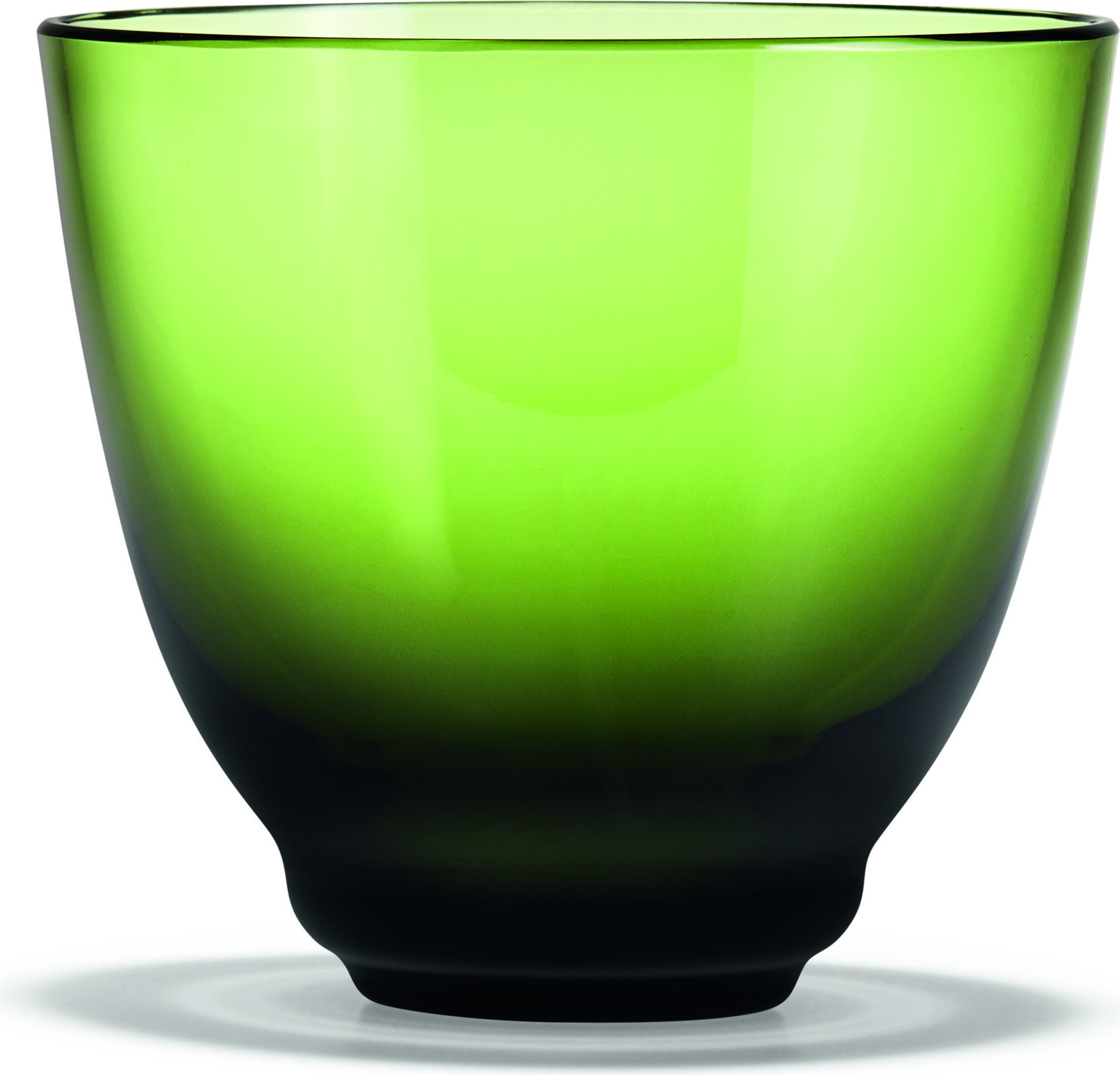 Flow Wasserglas olivenfarben