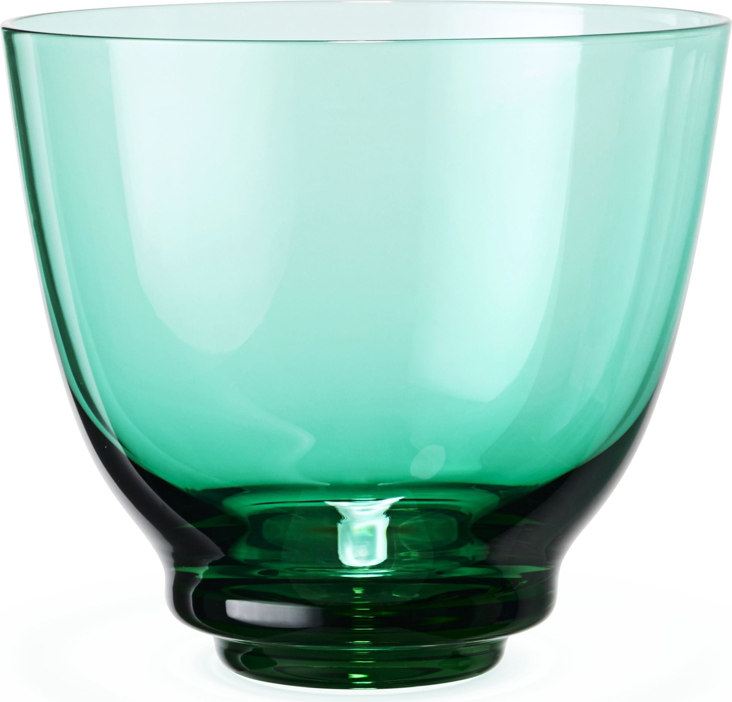 Flow Wasserglas smaragdgrün