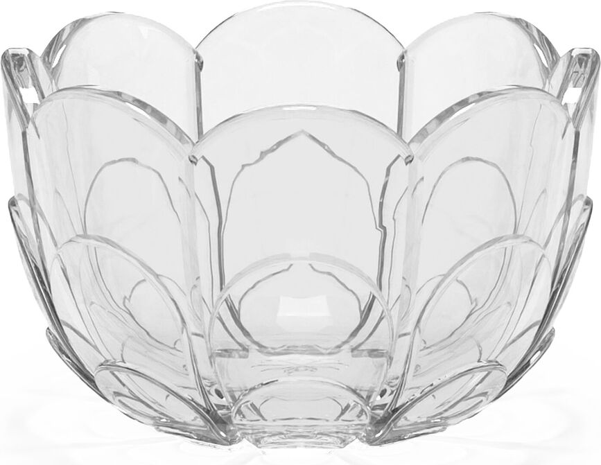 Fyrfadsstage Lily 7 cm gennemsigtig, gennemskinnelig