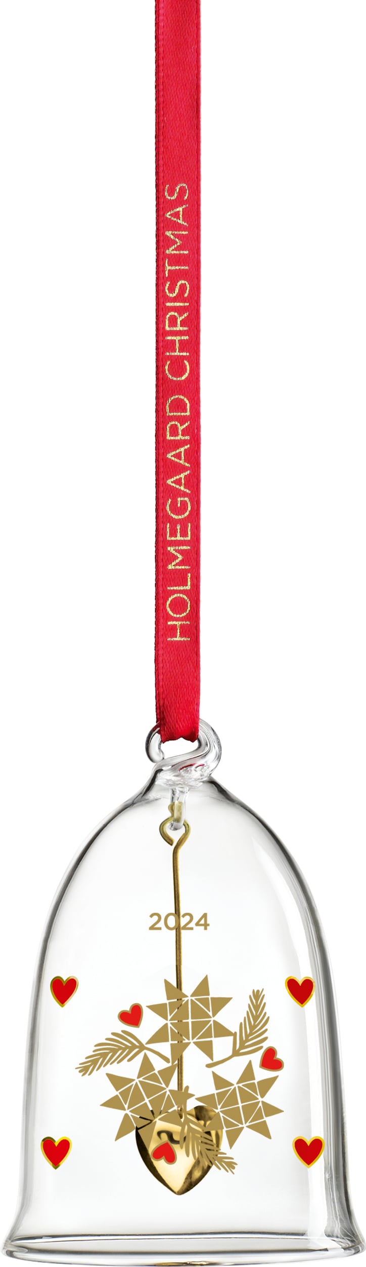 Holmegaard 2024 Weihnachtsanhänger Glocke